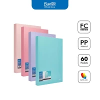 Bantex Display Book 60pc FC Clear Holder Ukuran Folio 60 Lembar